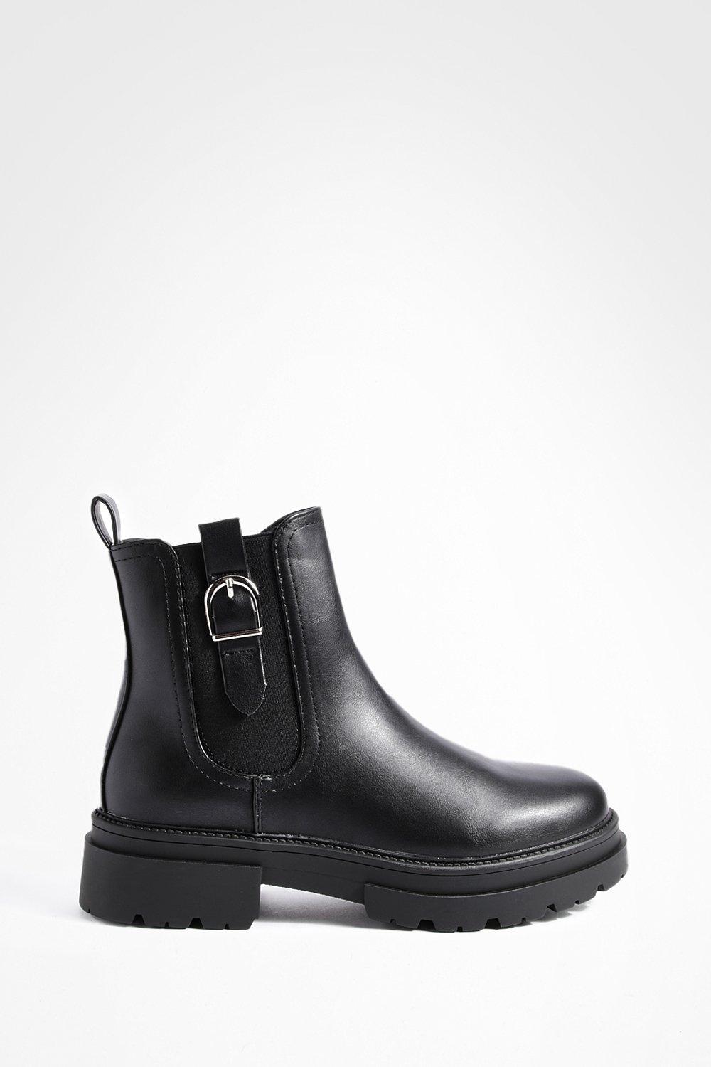 Boohoo chunky clearance chelsea boots