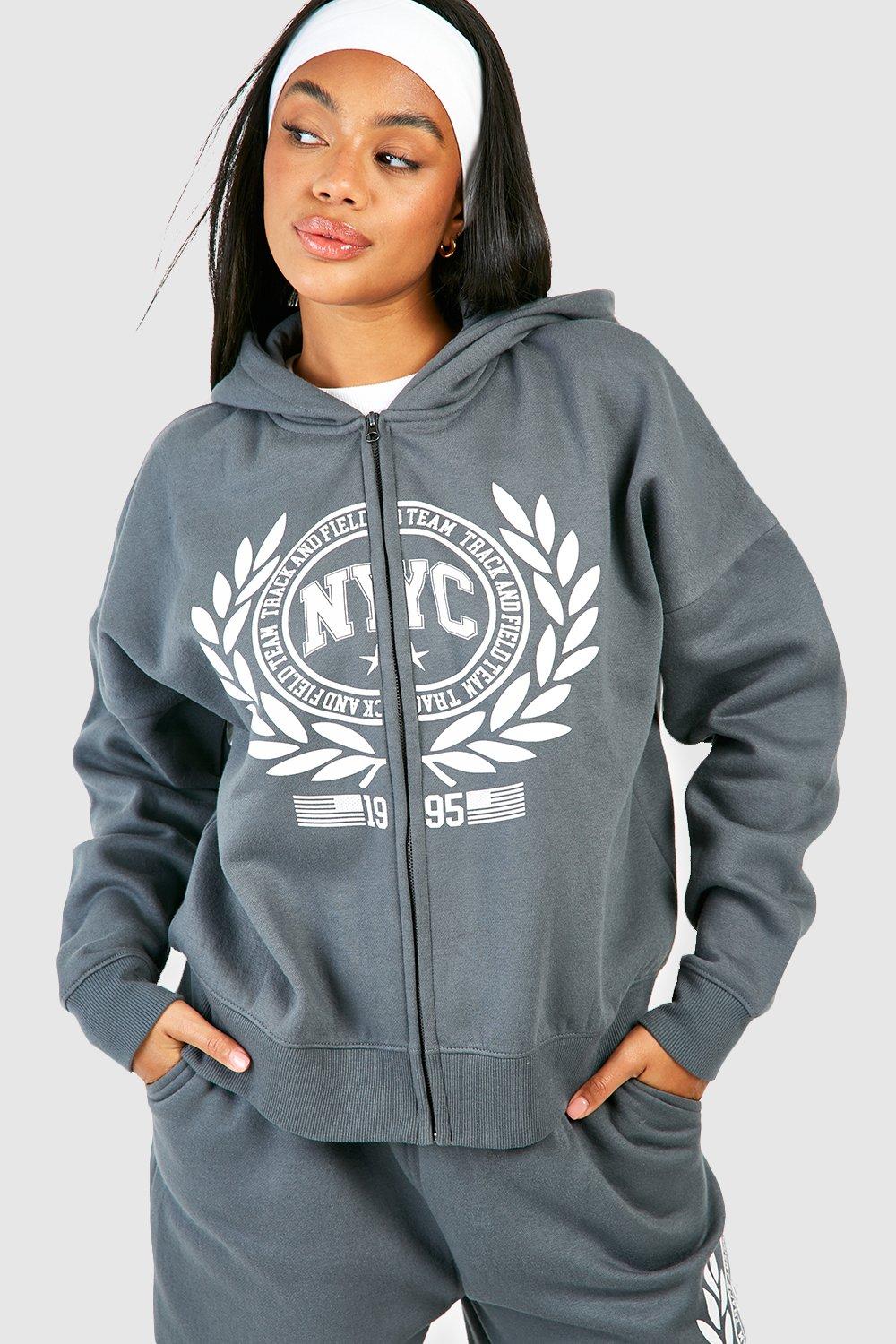 Boohoo zip up discount hoodie