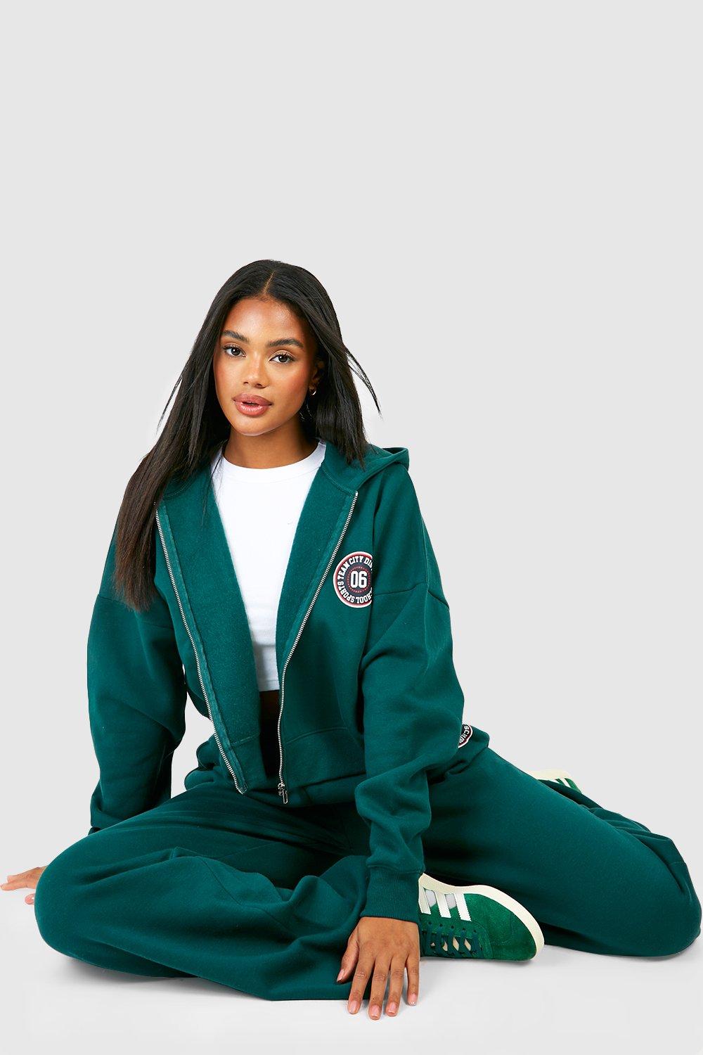 Womens khaki hotsell green tracksuit