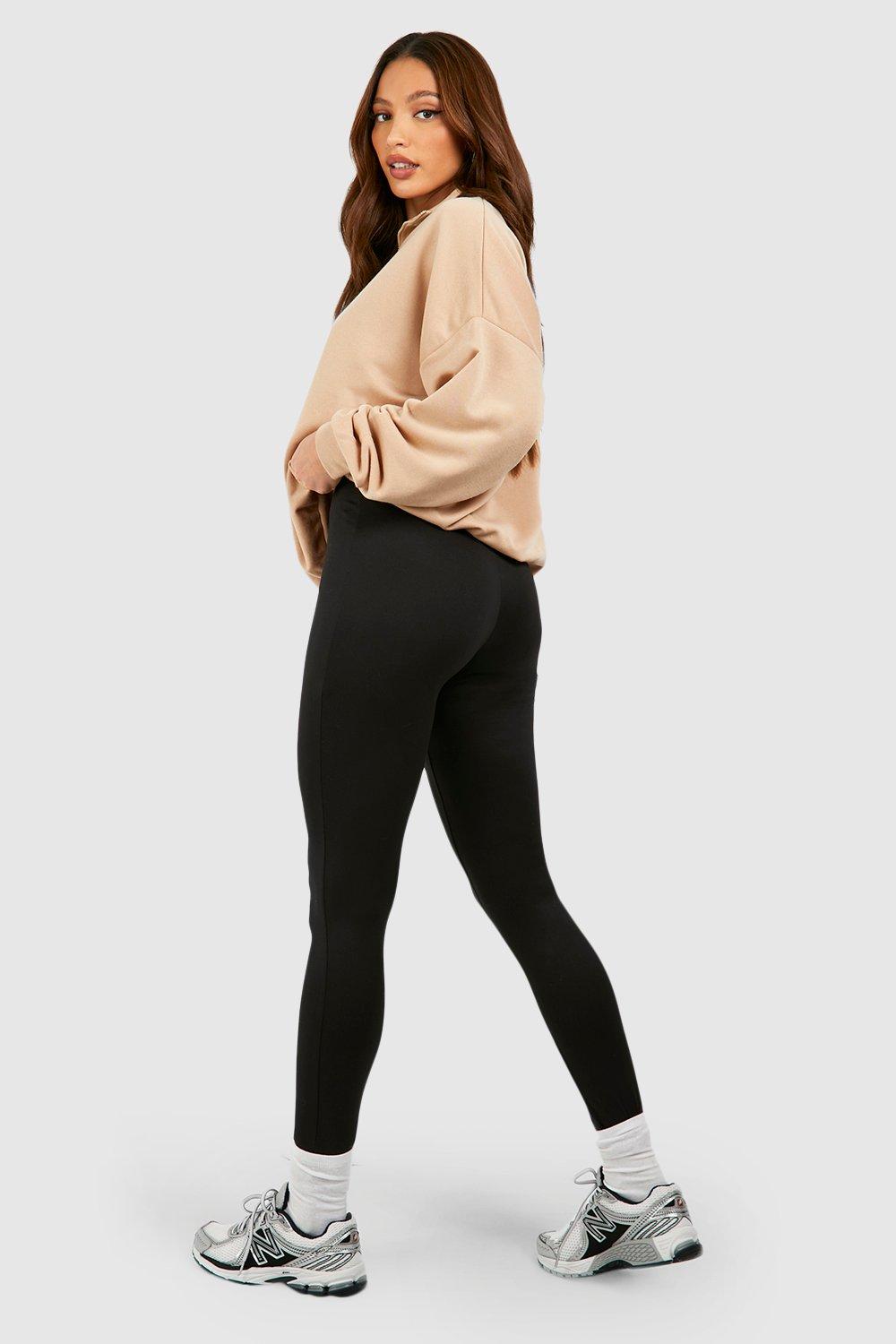 High-Waisted Jersey Plus-Size Leggings