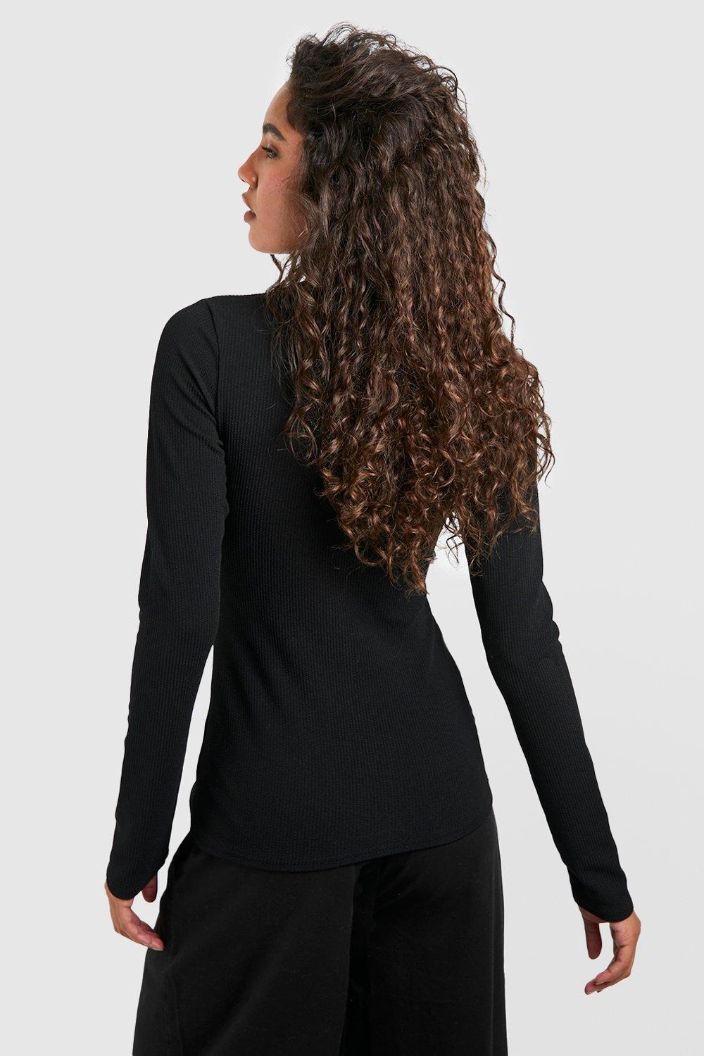 Tシャツ・カットソー HUECLOSET Raglan Ribbed Muscle Long Sleeve Tee 25KERO507 カットソー - ロングスリーブ | DIVERSE