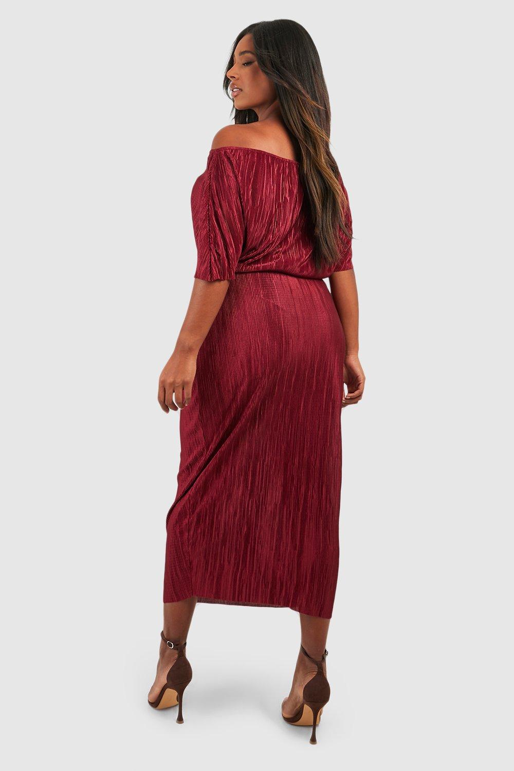 Boohoo plus size party on sale dresses