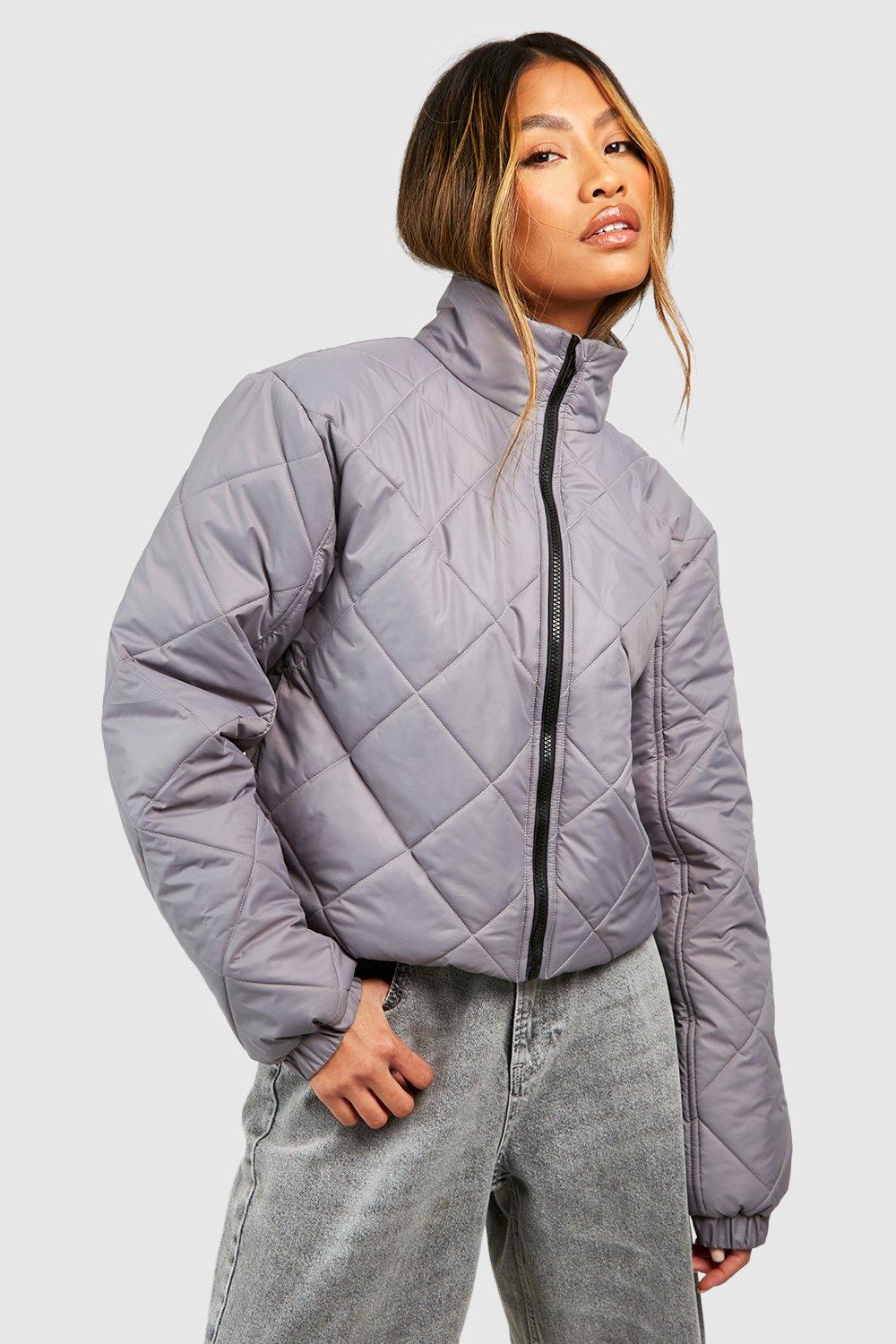 Boohoo puffer best sale jacket womens