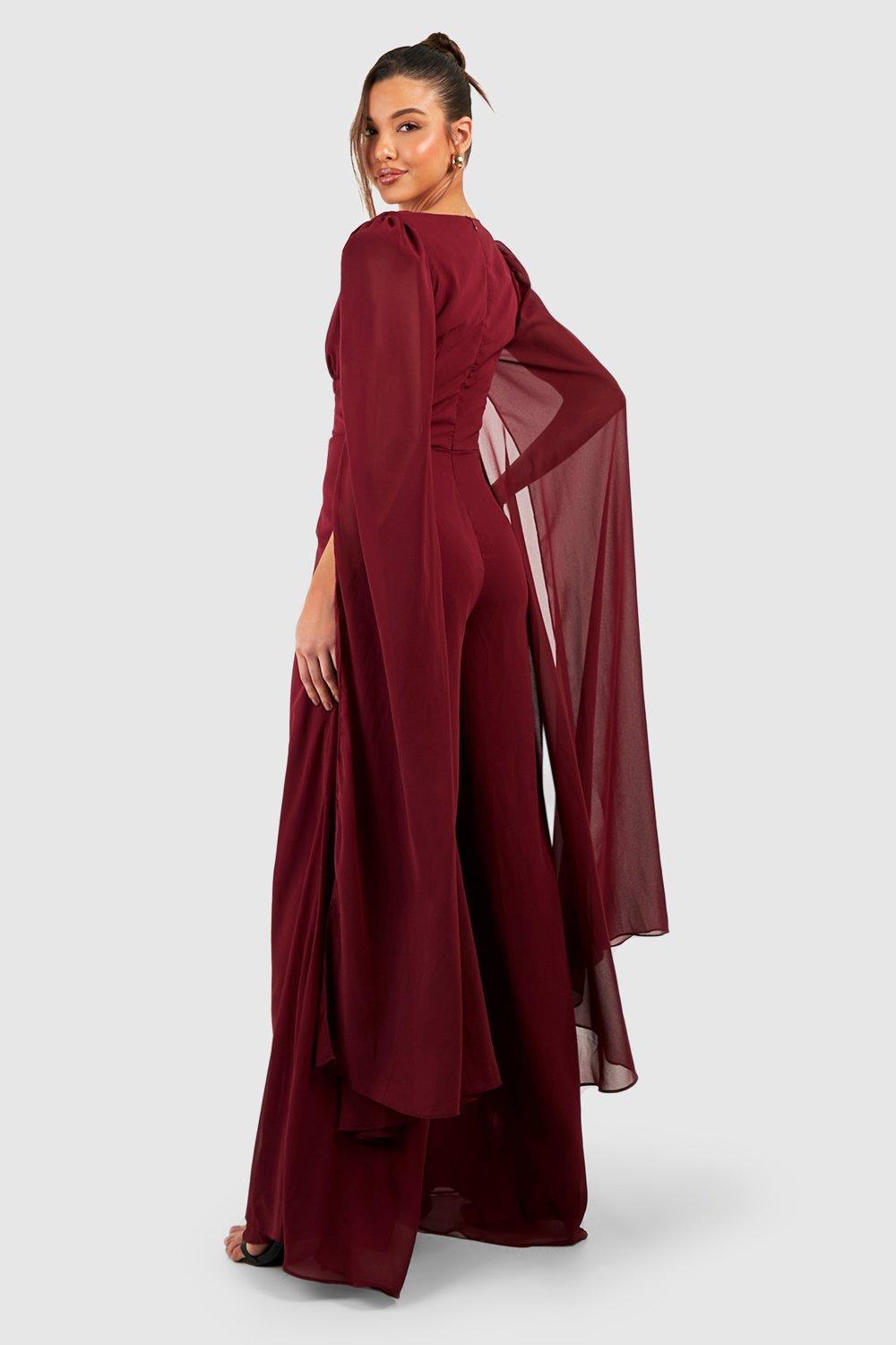 Jumpsuit 2025 cape dress