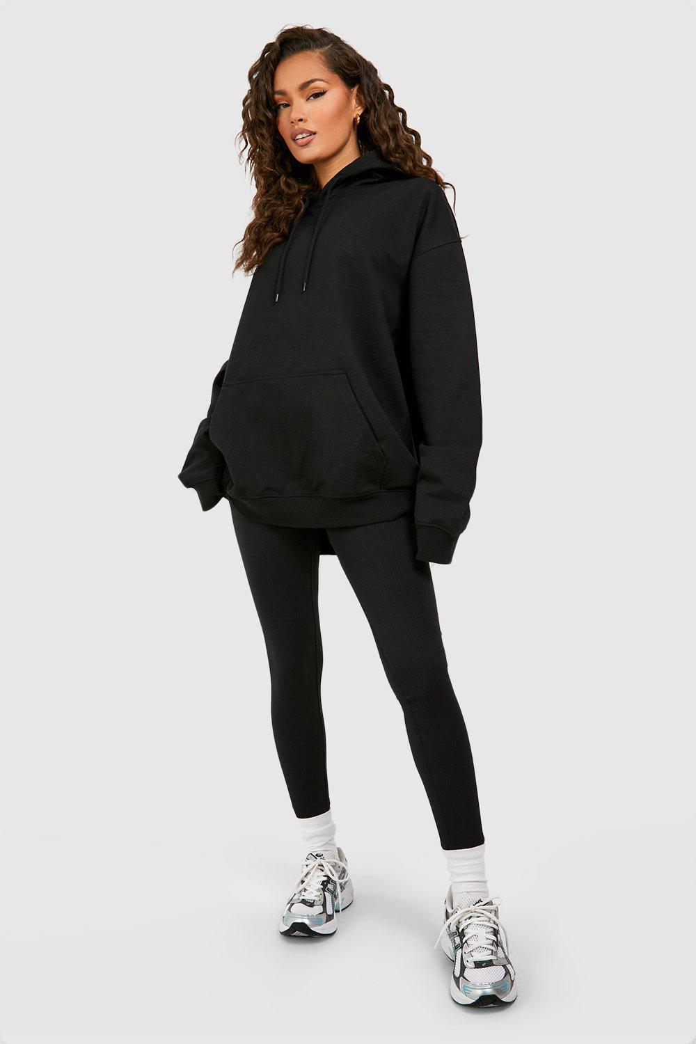 Oversized hoodie and leggings on sale outfit