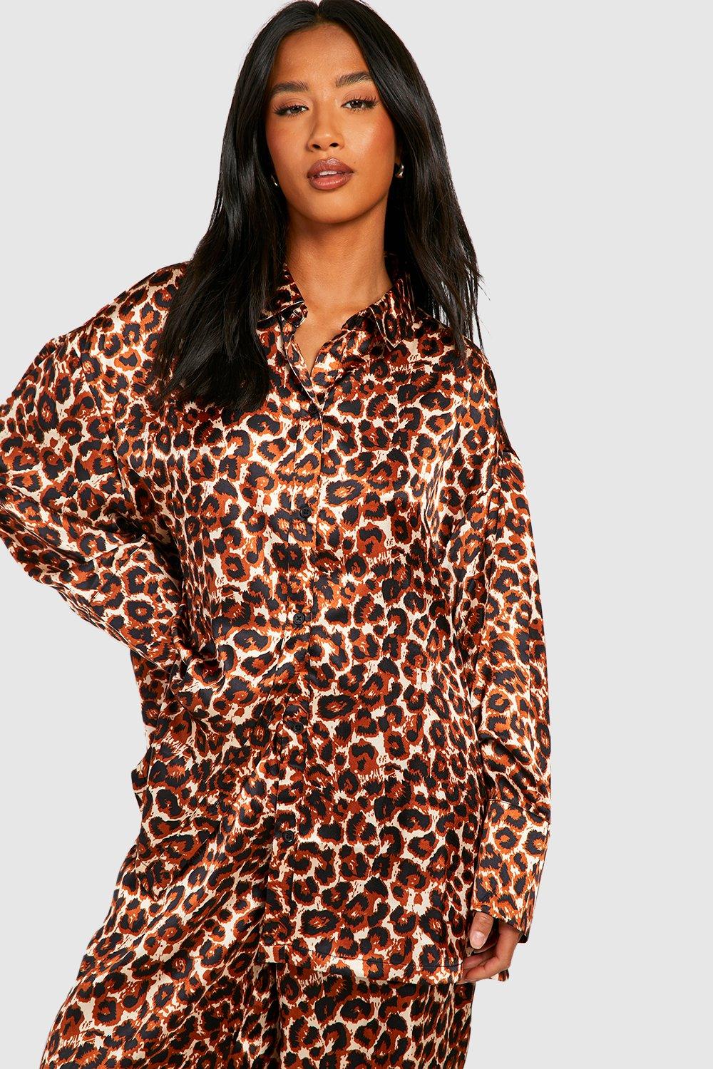 Boohoo leopard 2024 print pyjamas