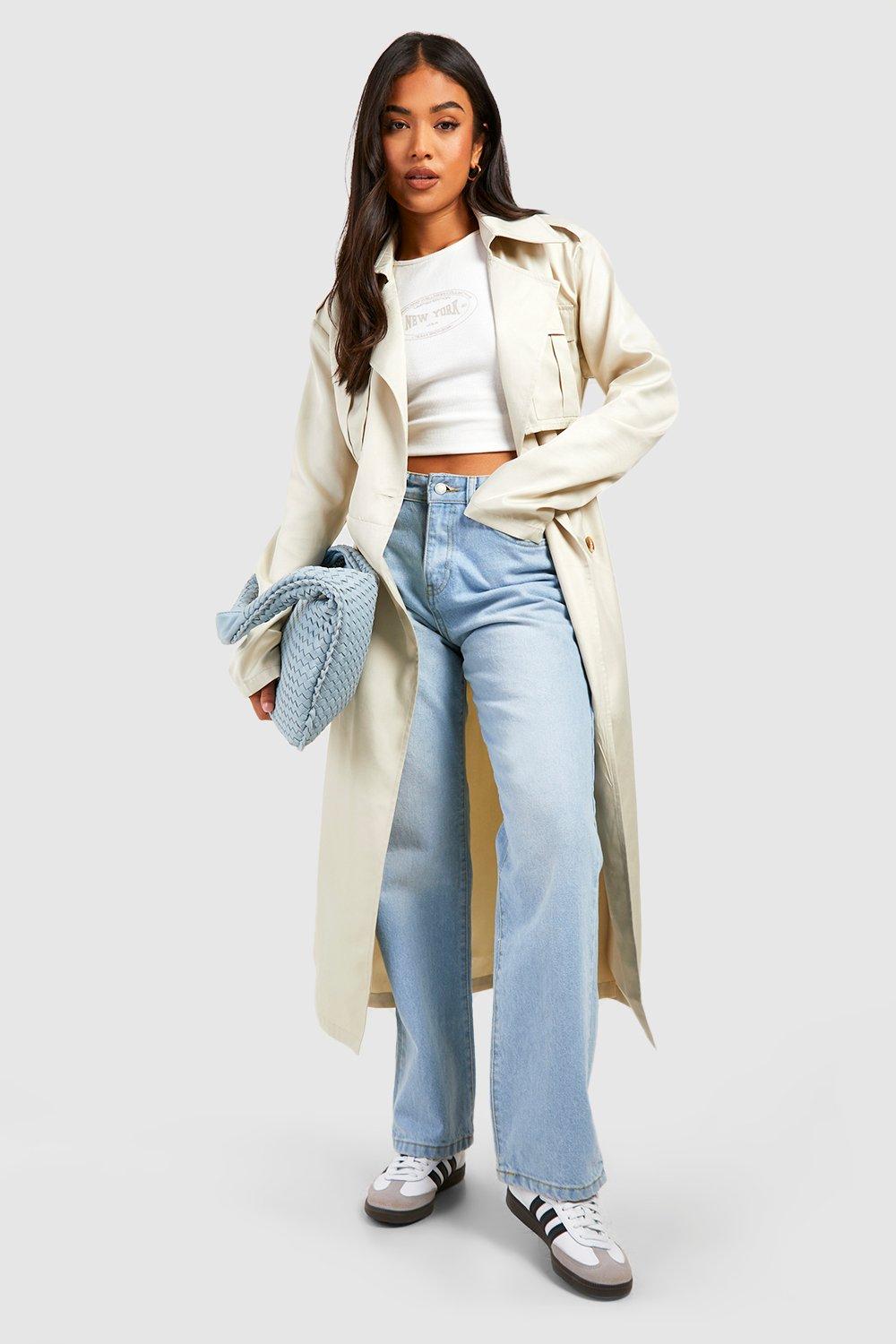 Petite Longline Trench Coat