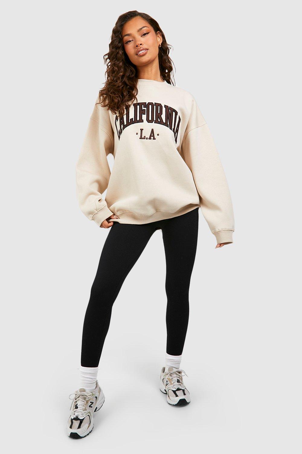 boohoo Recycled Oversized California Sweatshirt - ShopStyle