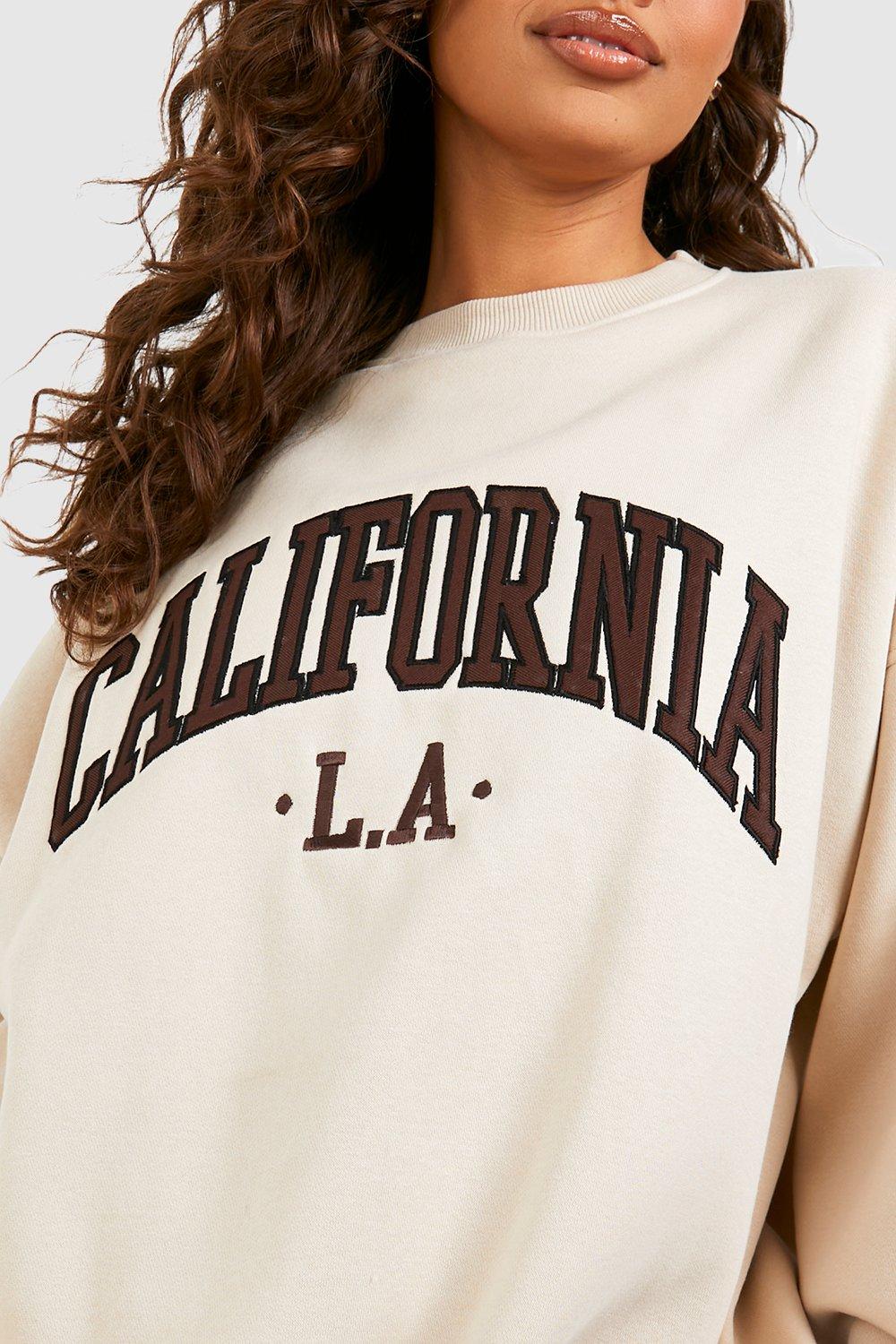 California Applique Oversized Sweatshirt