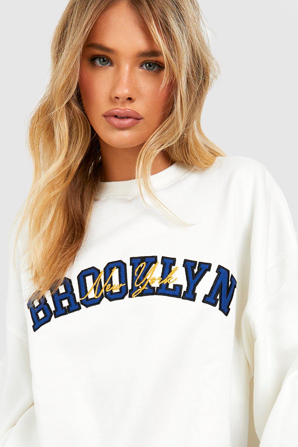 Brooklyn Applique Oversized Sweatshirt