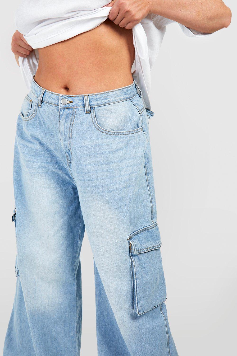 Calça Jeans Plus Size Wide Leg Cargo Best Size - E-commerce Multimarcas Plus  Size