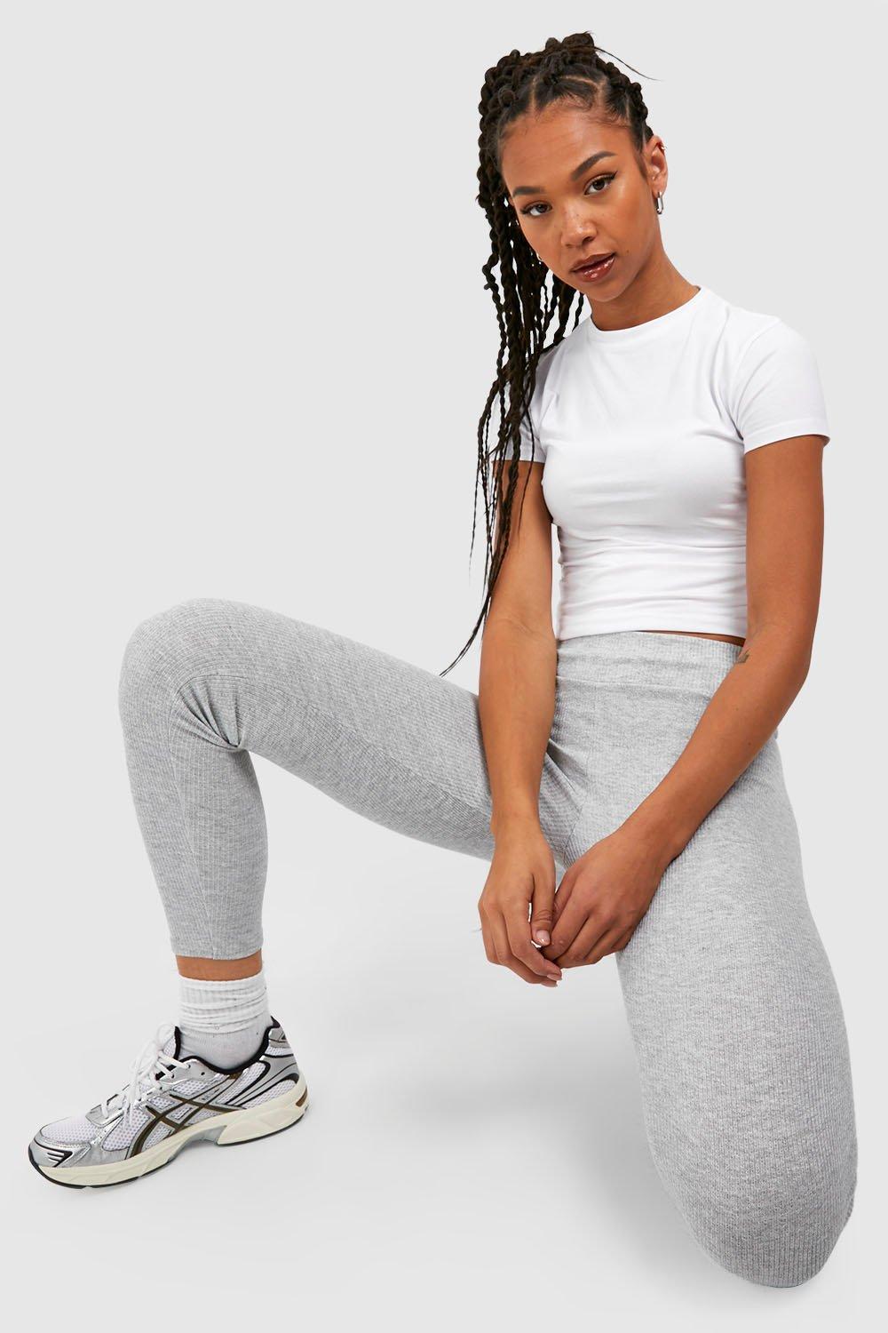 Tall grey leggings cheap