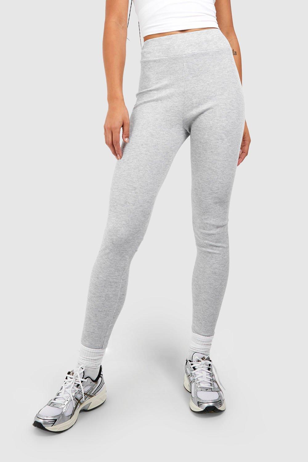 boohoo grey leggings