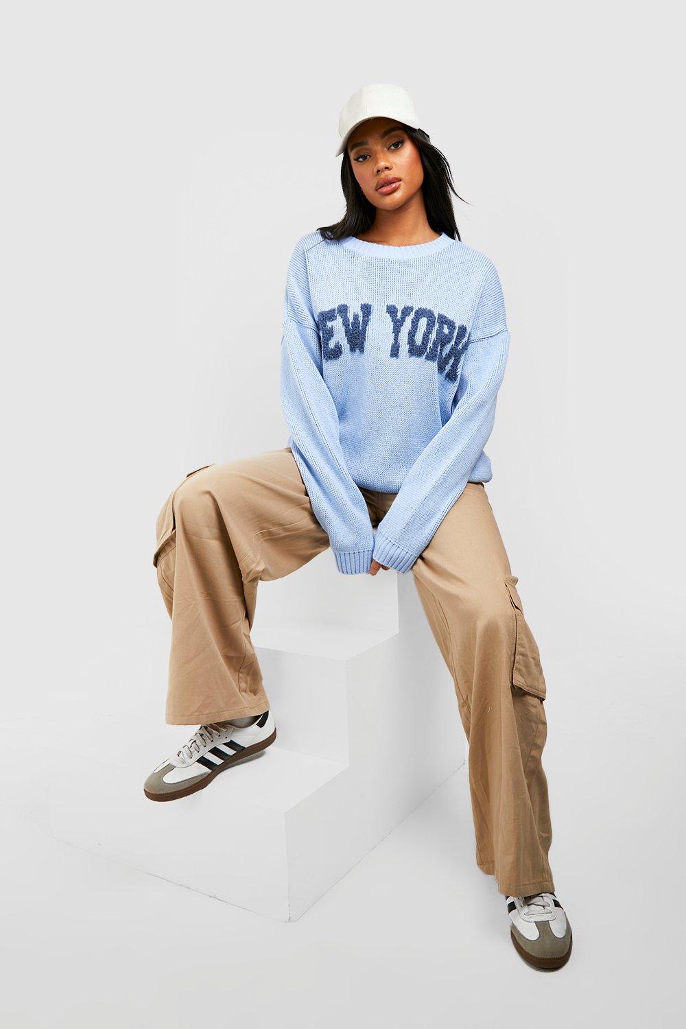 Womens best sale slogan sweater