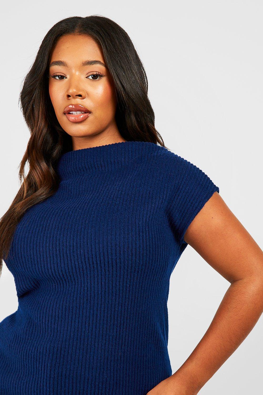 Blue shop sleeveless jumper