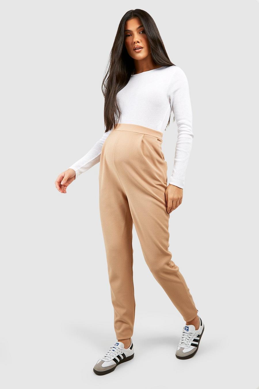Stone Maternity Tailored Tapered Pants image number 1