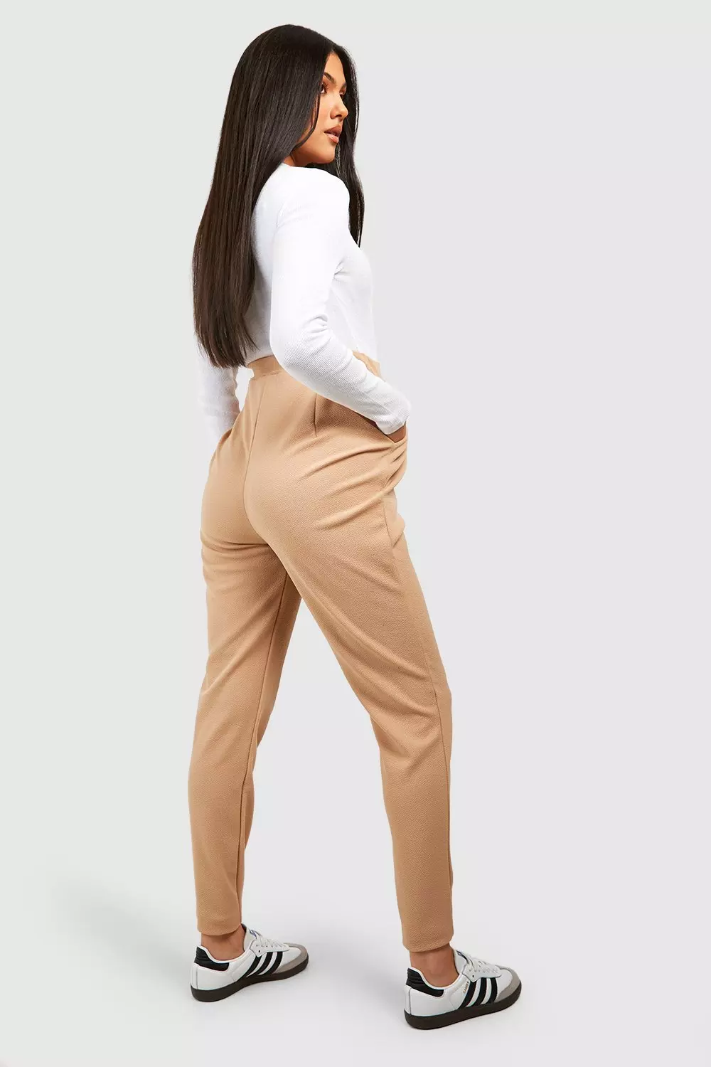 Stone Maternity Tailored Tapered Trouser alternative image