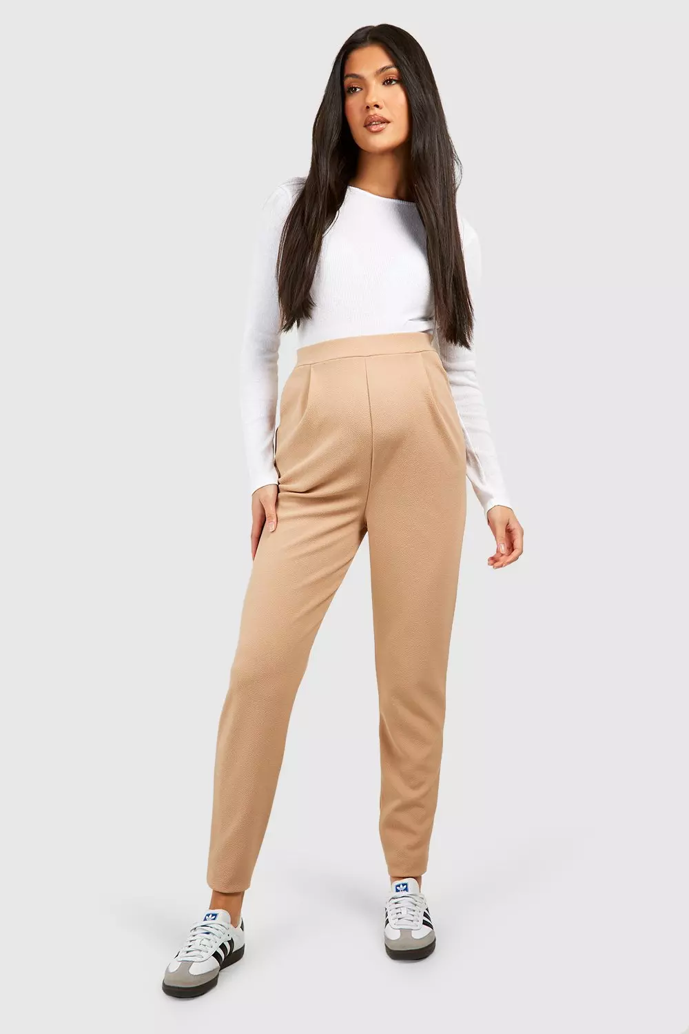 Stone Maternity Tailored Tapered Trouser alternative image