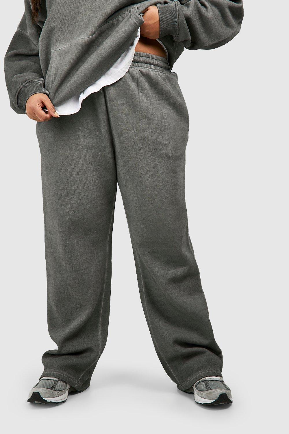 Washed Straight Leg Jogger