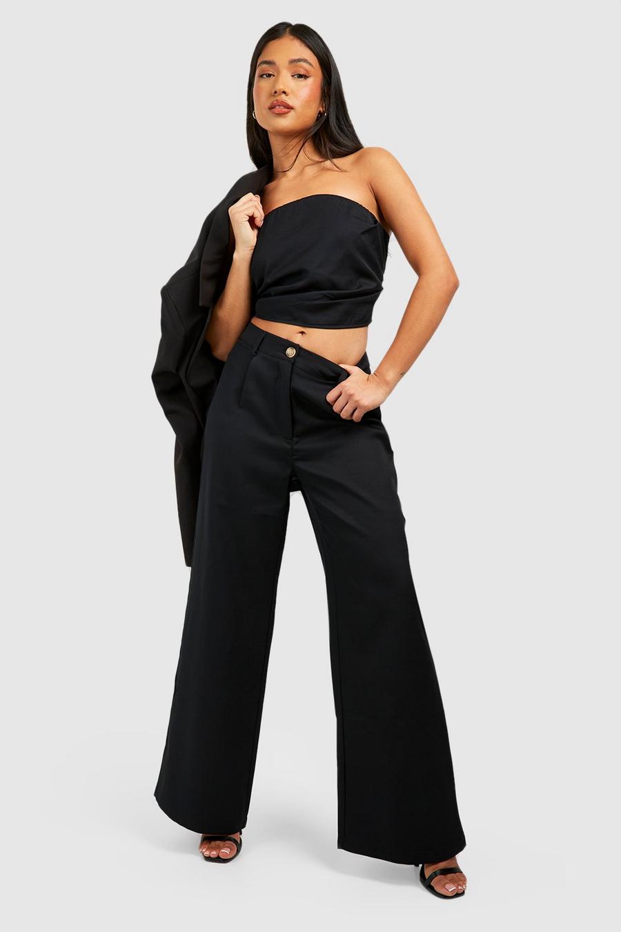 Petite Tailored Wide Leg Trouser image number 1