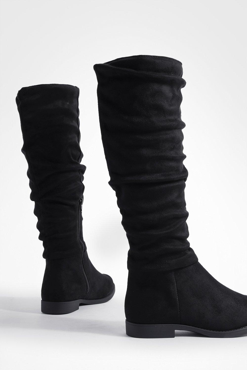 Boohoo hot sale black boots