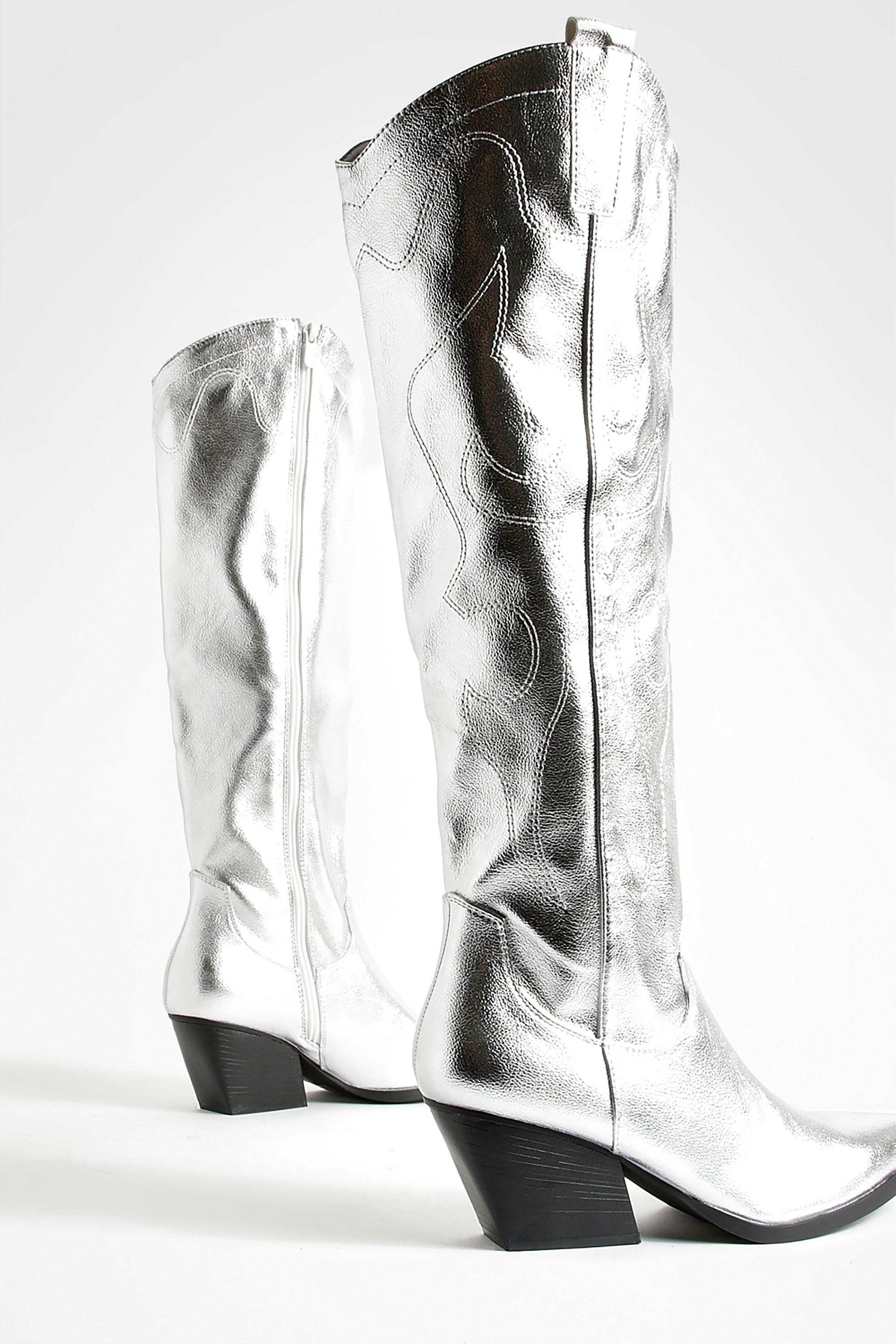 Metallic boot hotsell