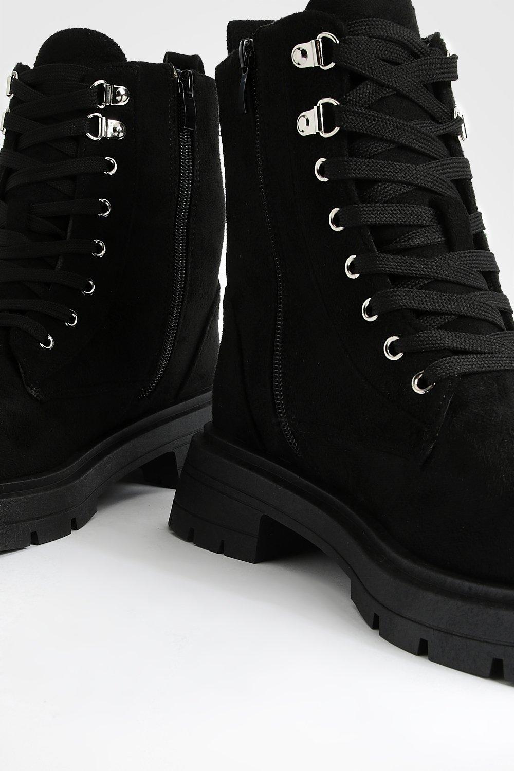 boohoo biker boots