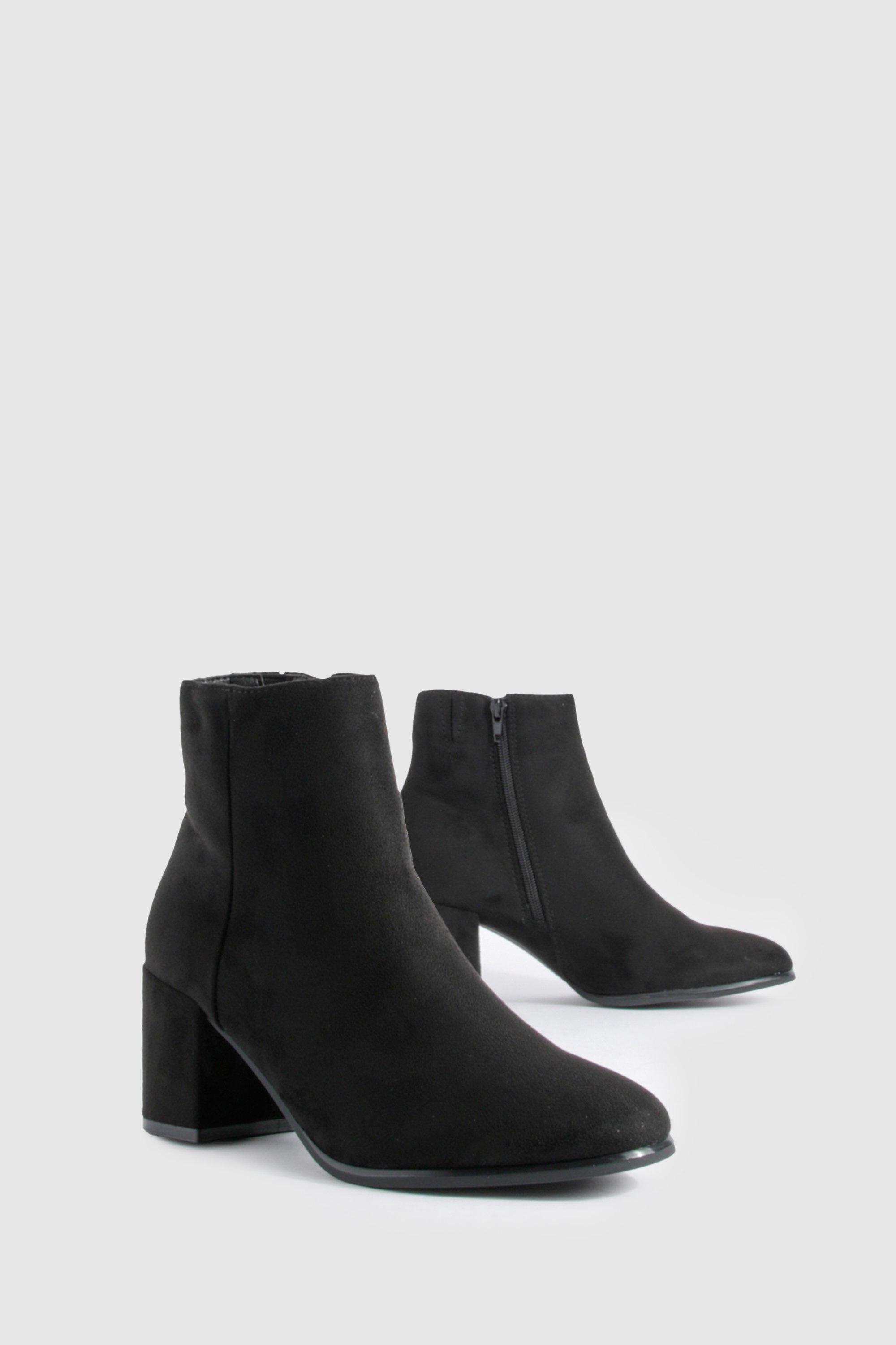 Black suede clearance shoe boots uk