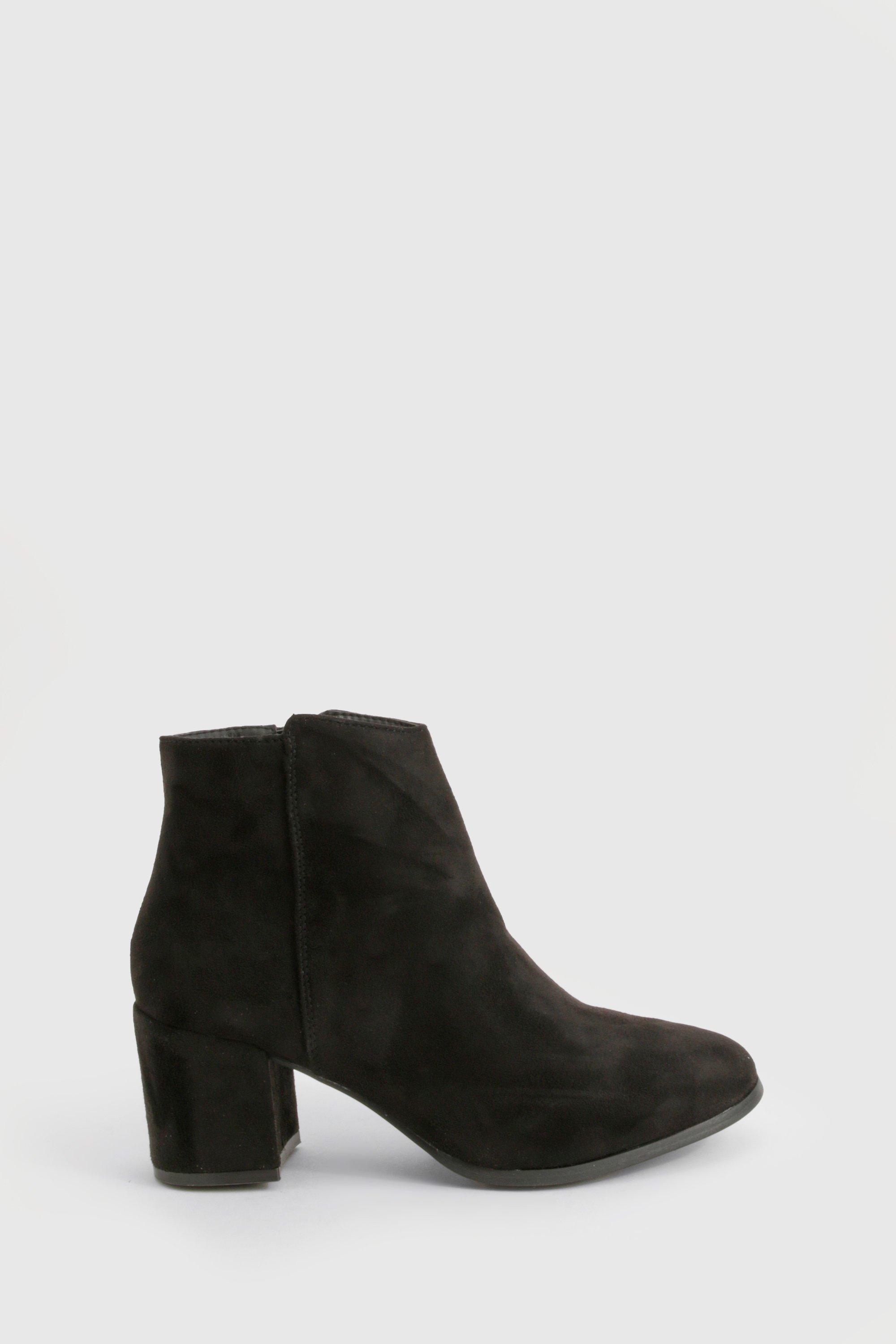 Womens ankle boots outlet low heel wide width