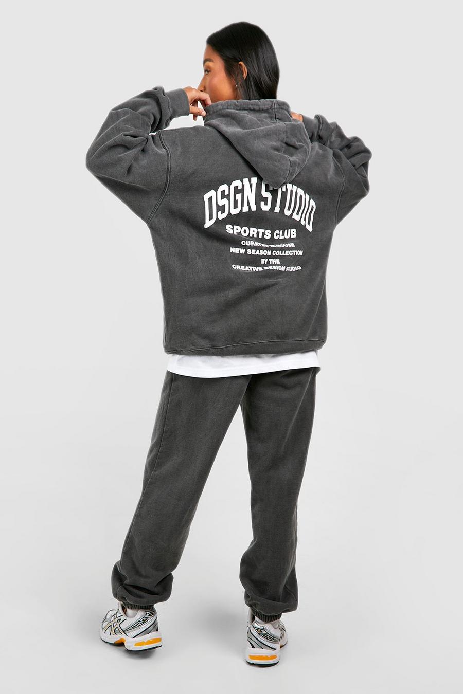 Charcoal Polo Ralph Lauren Sweatshirt met spelerslogo in zwart    