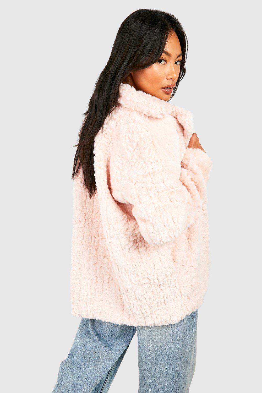 Faux fur clearance shrug forever 21