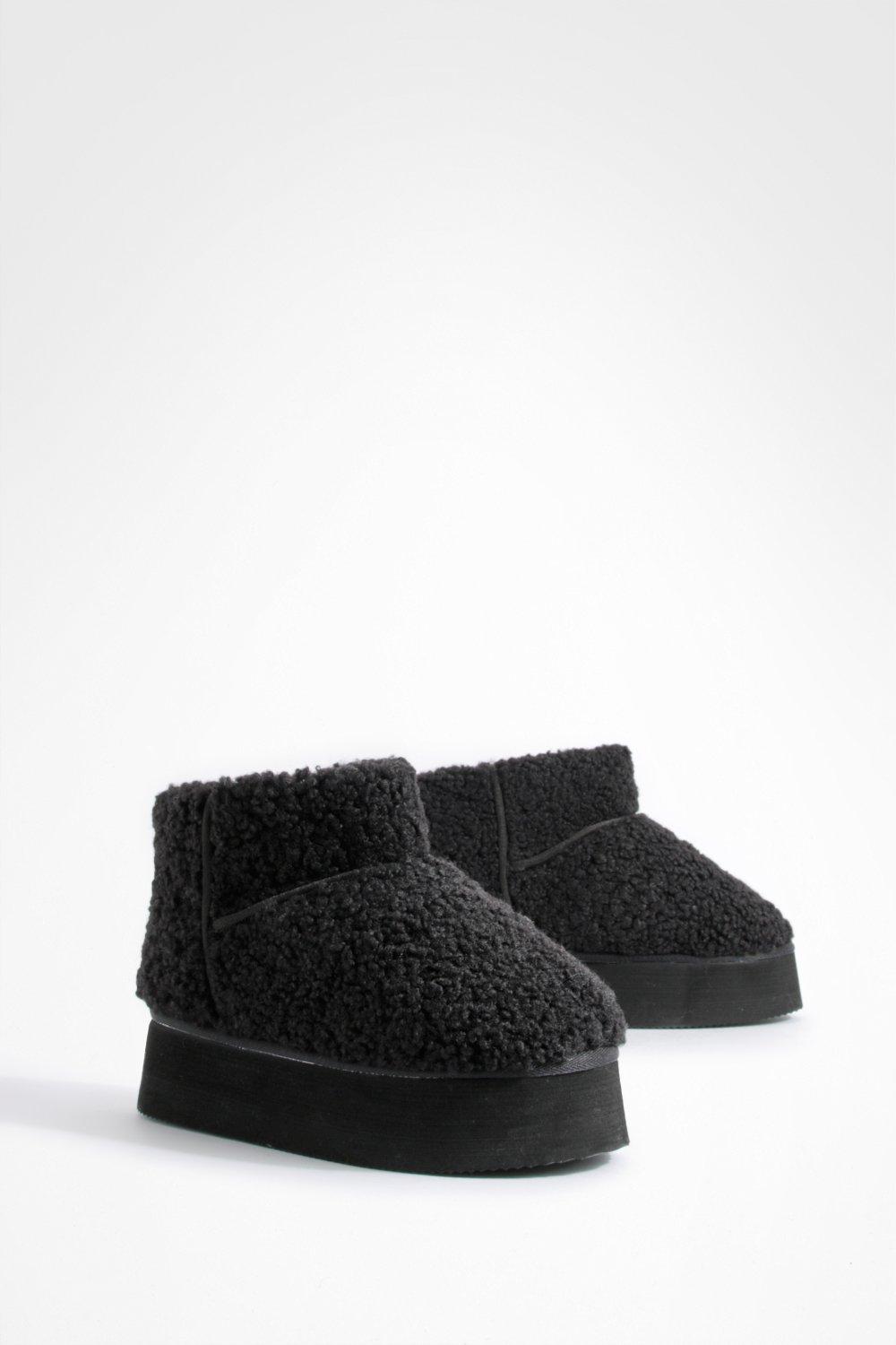 Borg ski slipper online boots