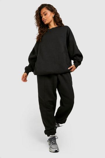 Seam Detail Oversized Jogger black