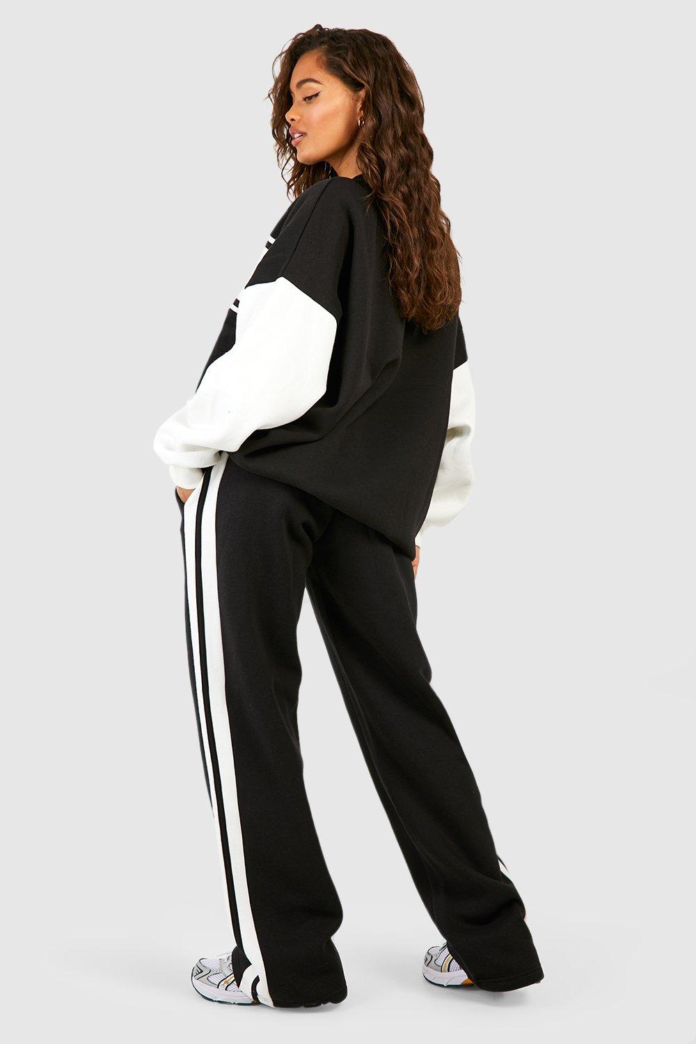 Side Stripe Straight Leg Jogger