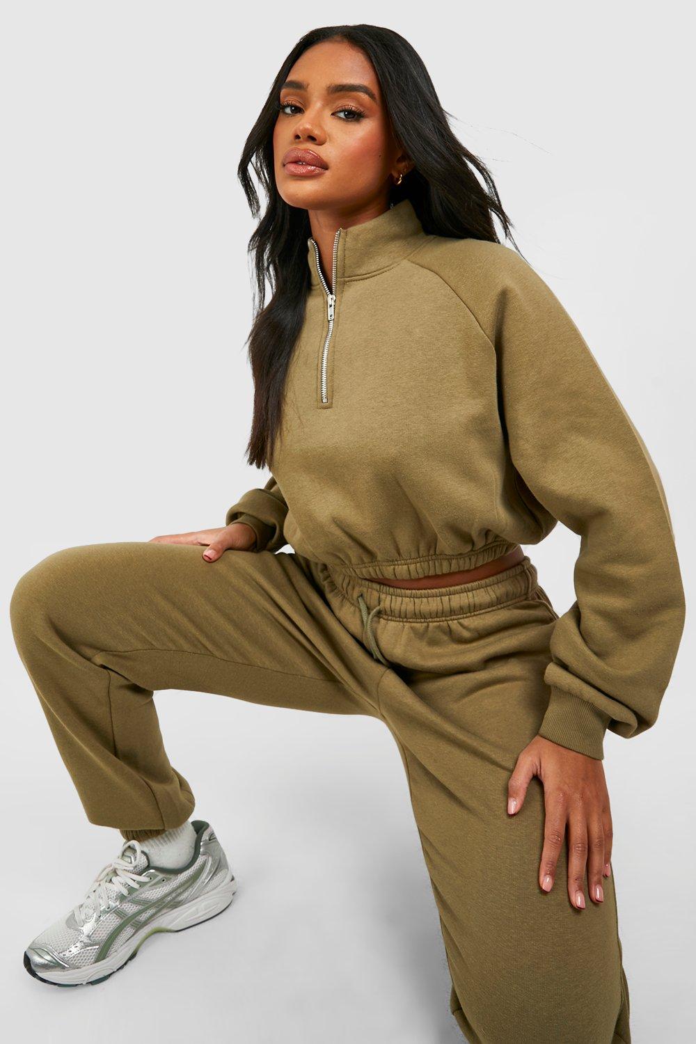 Khaki tracksuit womens sale