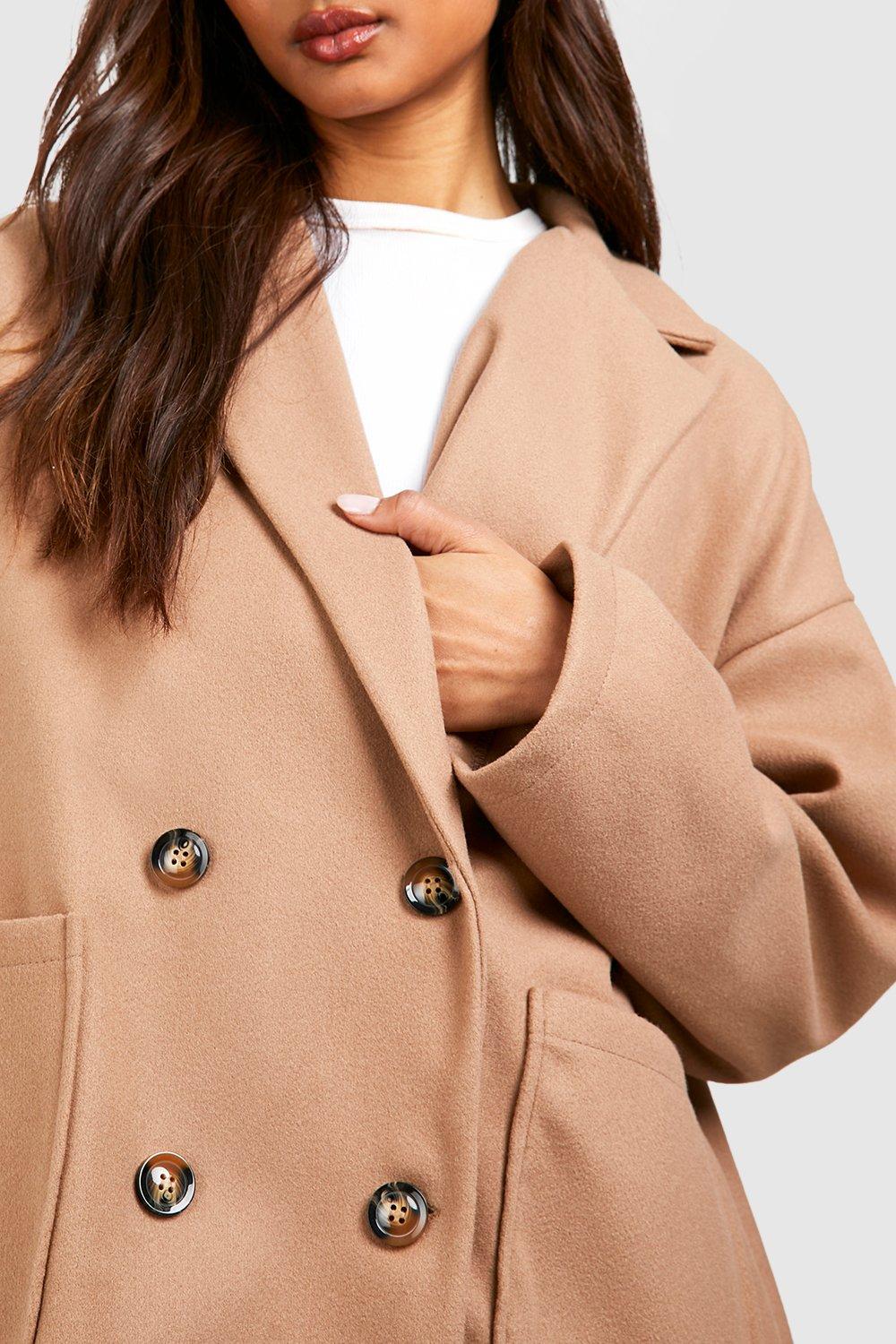 Tall best sale wool coat