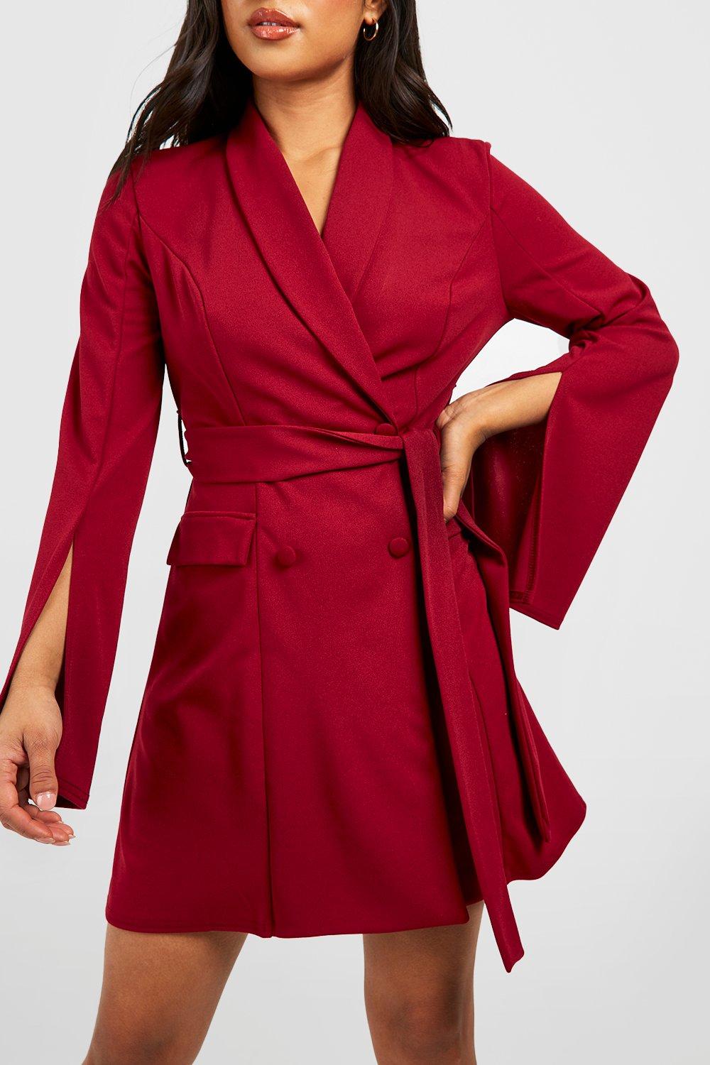 Tailored on sale red dress