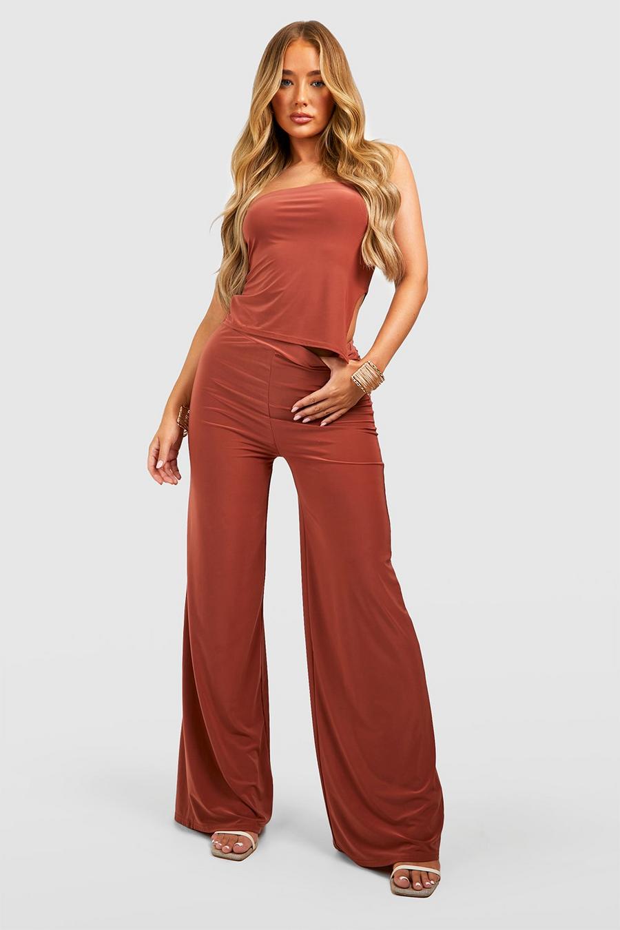 Spice Plain Wide Leg Trousers image number 1