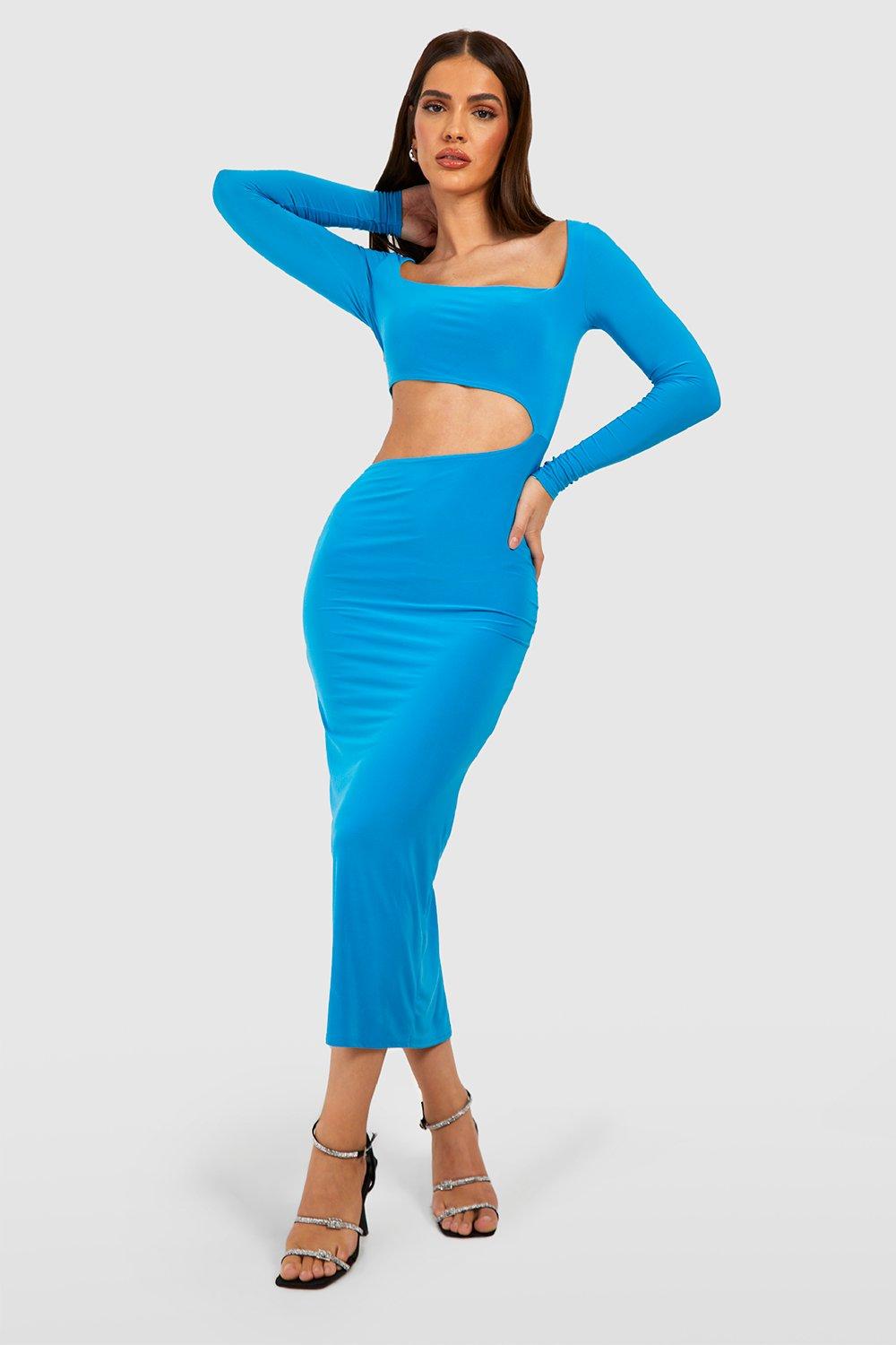 Boohoo shop midaxi dress