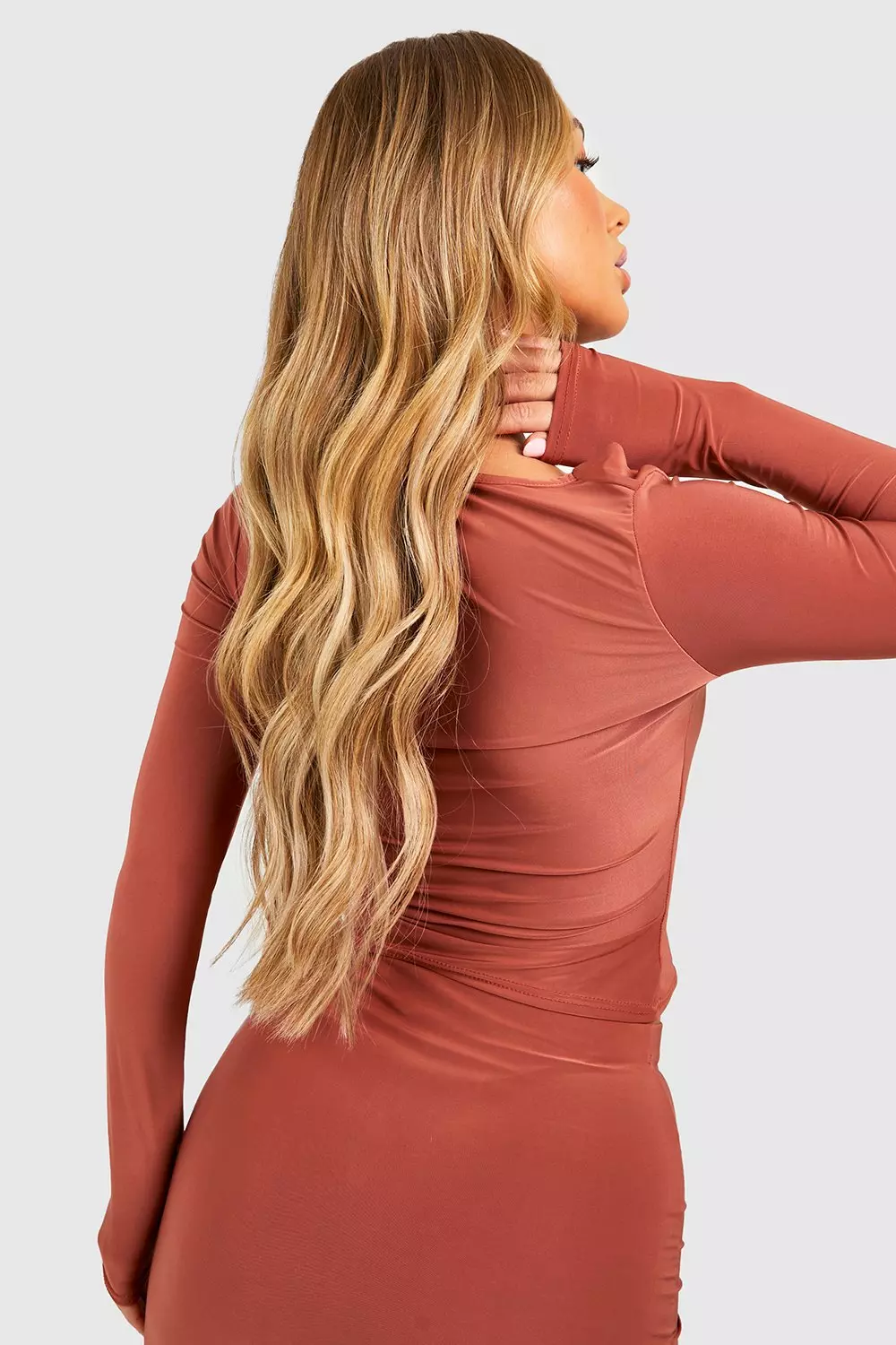 Spice Plain Square Neck Top alternative image