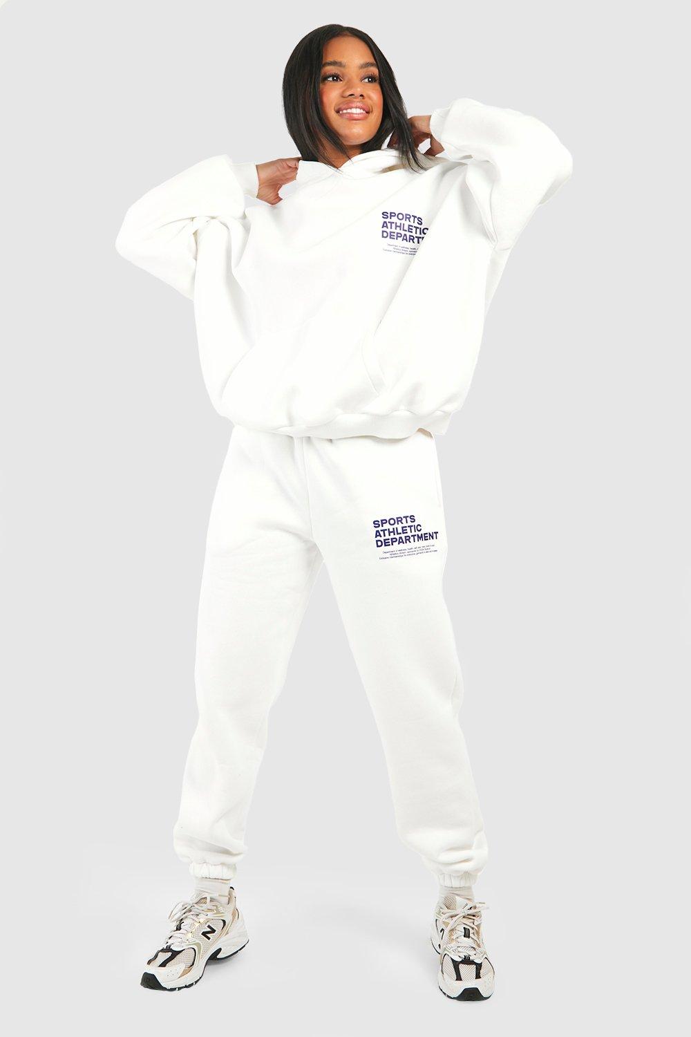 Survetement avec sweat a capuche et slogan Sports Club