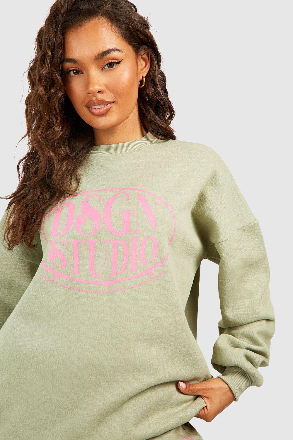 Boohoo slogan sweatshirt sale