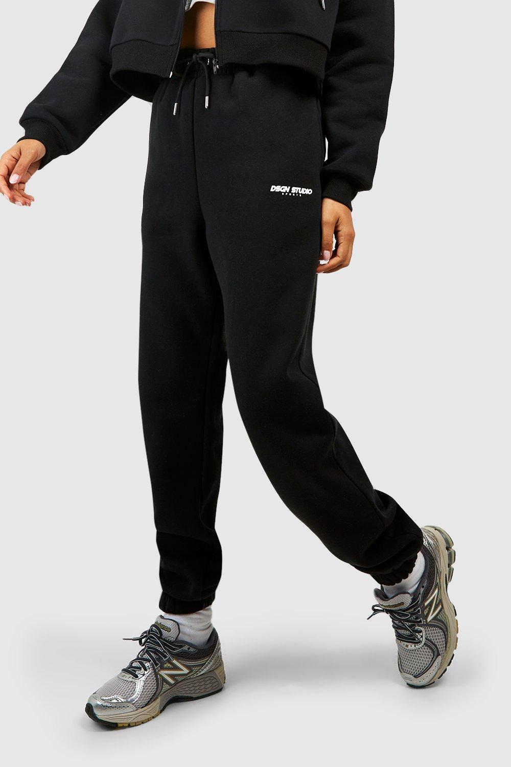 Jogging noir oversize online femme