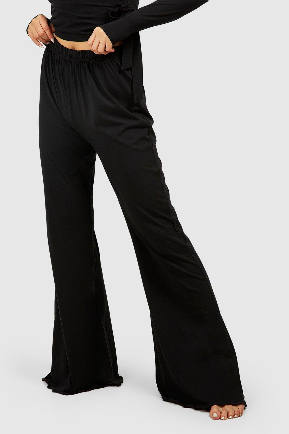 Women's Wide Leg Flare Lounge Trouser