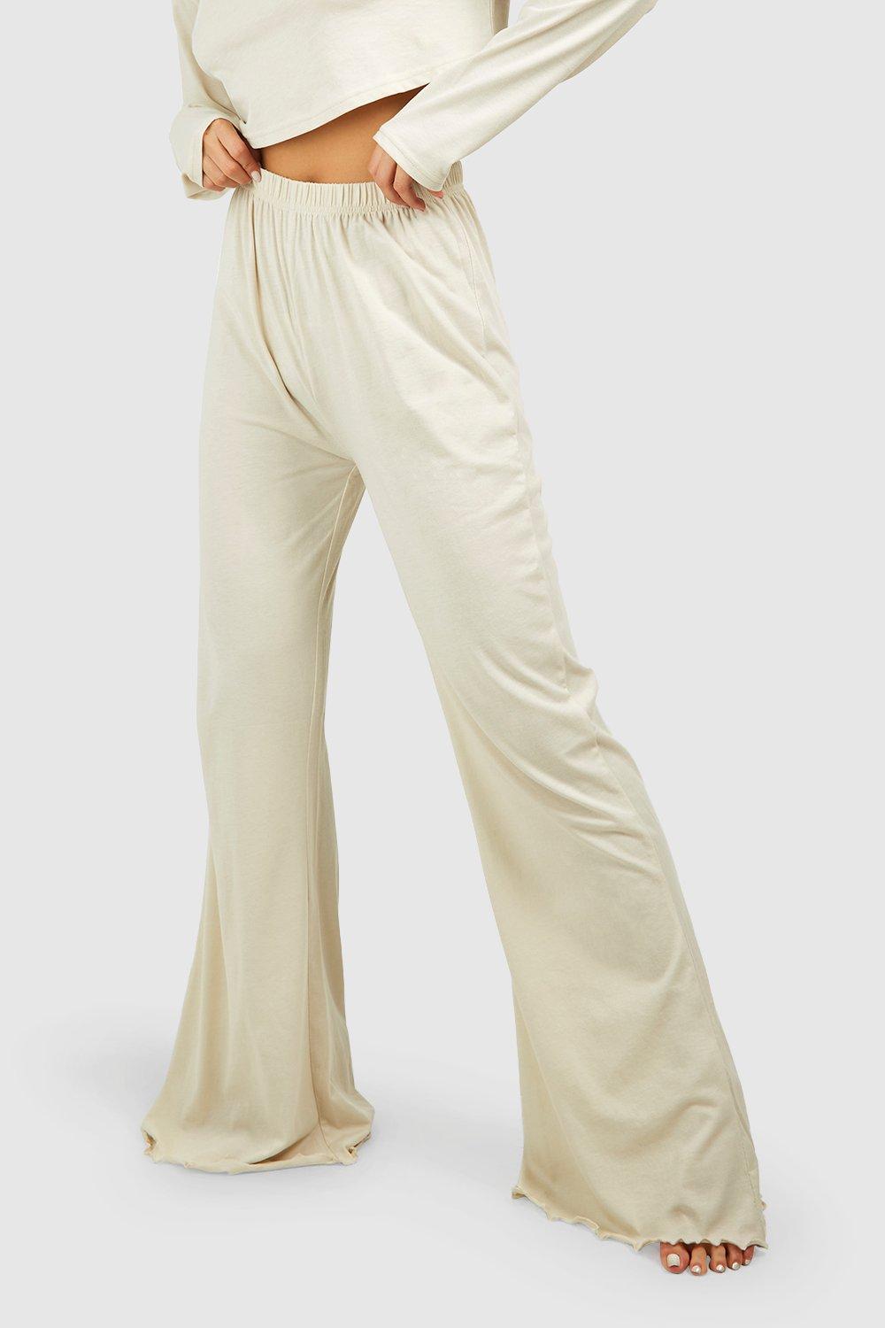 Women's Wide Leg Flare Lounge Trouser