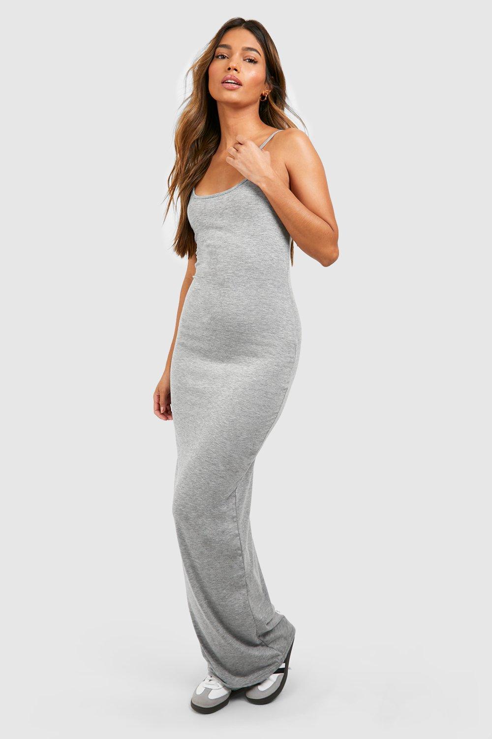 Strappy Soft Touch Lounge Jersey Maxi Dress | boohoo