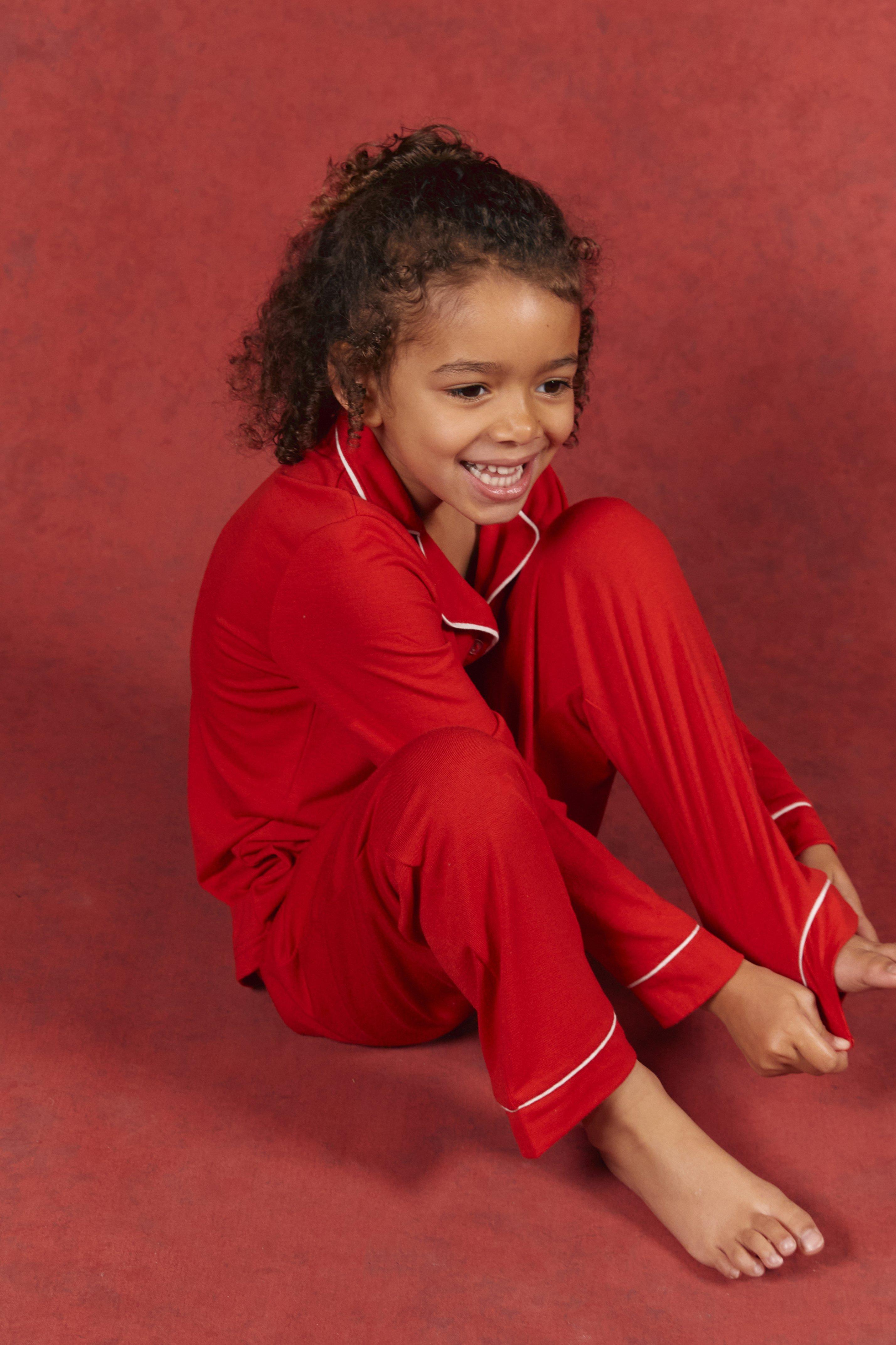 Kids best sale red pjs