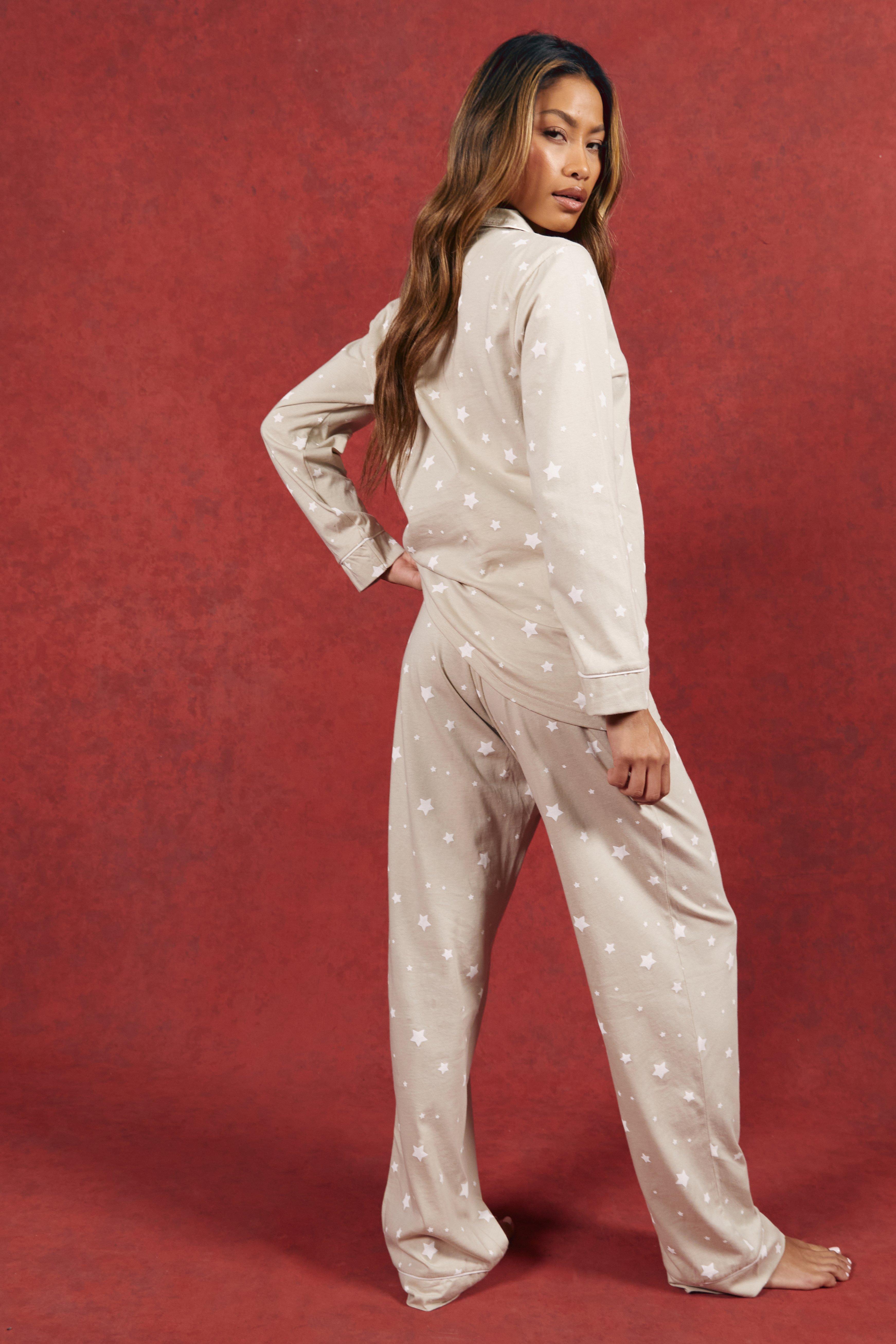 Womens on sale button pajamas