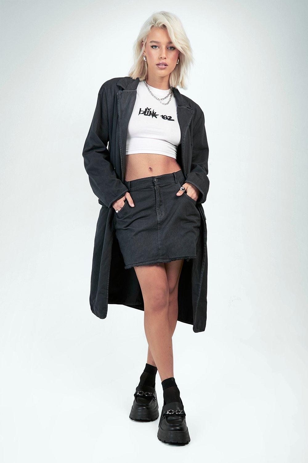 Kourtney Kardashian Barker Carpenter Mini Skirt | boohoo