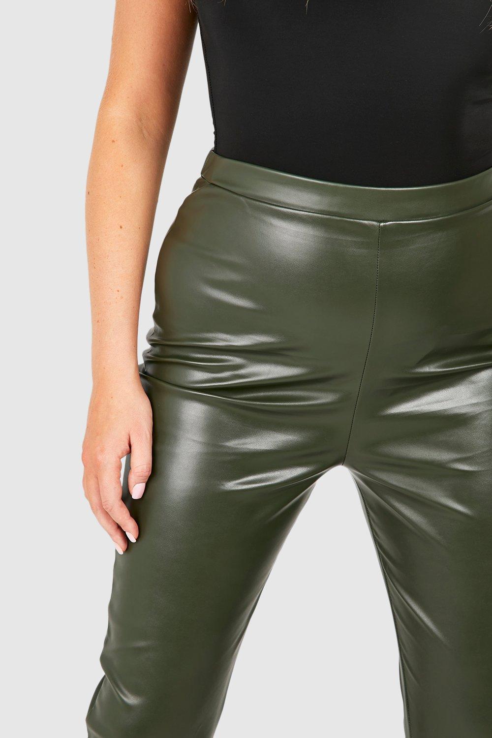 Matte Pu High Waisted Leggings